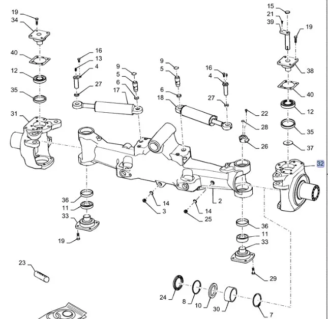 87674592 - поворотный кулак