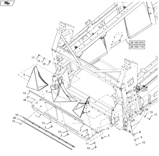 87385167 - Конус направл. массы на ротор обм. CR