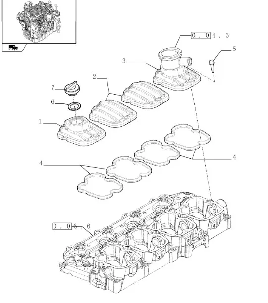 504221916 - Клапанная крышка